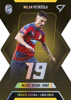 Milan Petrzela Viktoria Plzen SportZoo FORTUNA:LIGA 2022/23 2. serie Tricata Sezona F:L #TS-11